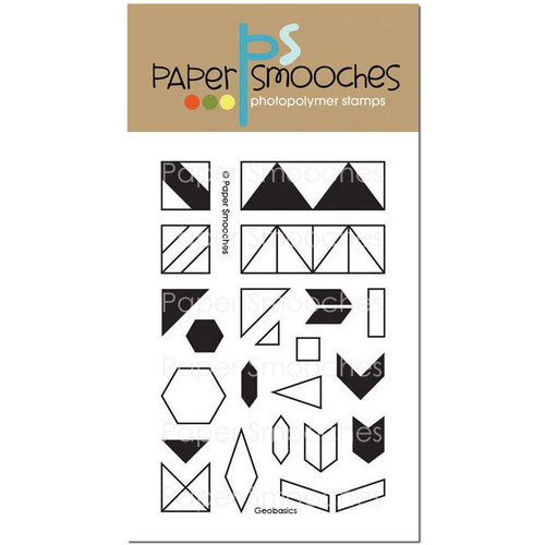 Paper Smooches - Clear Acrylic Stamps - Geobasics