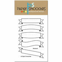 Paper Smooches - Clear Acrylic Stamps - Streamers