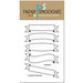 Paper Smooches - Clear Acrylic Stamps - Streamers