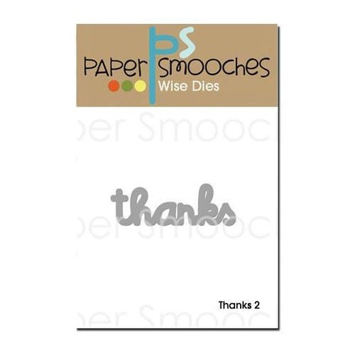 Paper Smooches - Dies - Thanks Word 2