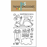 Paper Smooches - Clear Acrylic Stamps - Spiffy Scooters
