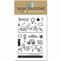 Paper Smooches - Clear Acrylic Stamps - Metropolis