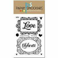Paper Smooches - Clear Acrylic Stamps - Flirty Frames