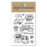 Paper Smooches - Clear Acrylic Stamps - We Adore You