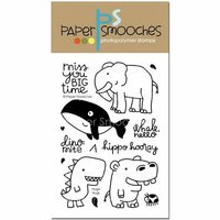 Paper Smooches - Clear Acrylic Stamps - Huge Hugs