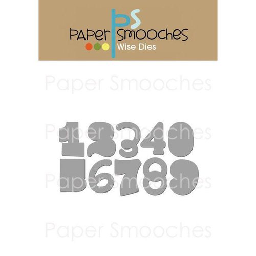 Paper Smooches - Dies - Digits