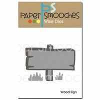 Paper Smooches - Dies - Wood Sign