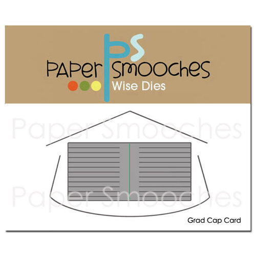 Paper Smooches - Dies - Grad Cap Card