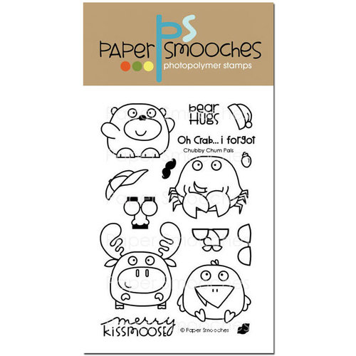 Paper Smooches - Clear Acrylic Stamps - Chubby Chums