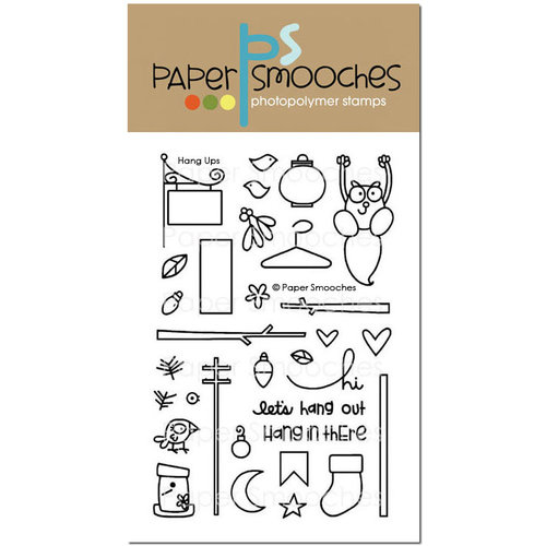 Paper Smooches - Clear Acrylic Stamps - Hang Ups