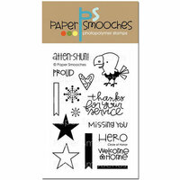 Paper Smooches - Clear Acrylic Stamps - Circle Of Honor