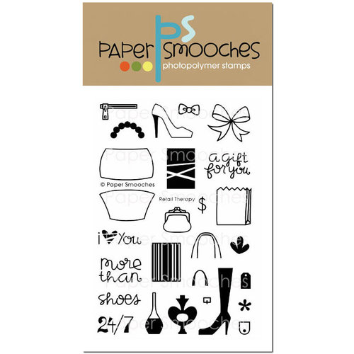 Paper Smooches - Clear Acrylic Stamps - Retail Therapy