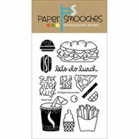 Paper Smooches - Clear Acrylic Stamps - Think Fast