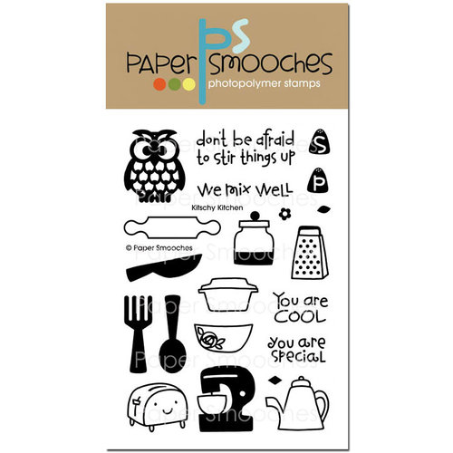 Paper Smooches - Clear Acrylic Stamps - Kitschy Kitchen