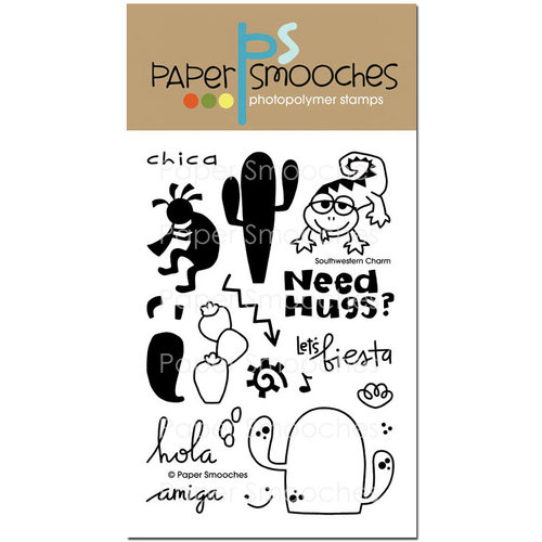 Paper Smooches - Clear Acrylic Stamps - Southwestern Charm