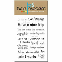 Paper Smooches - Clear Acrylic Stamps - Happy Travels