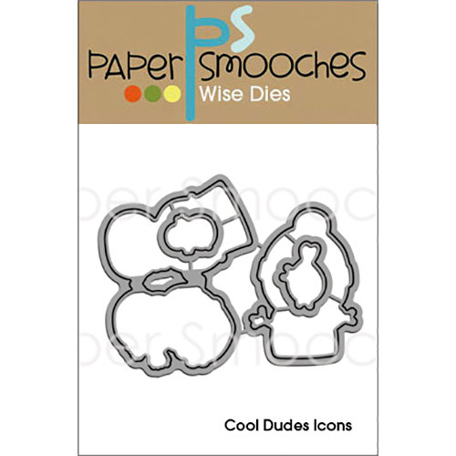 Paper Smooches - Christmas - Dies - Cool Dudes Icons
