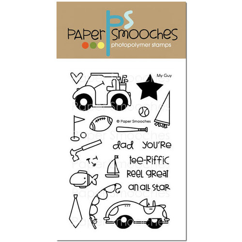 Paper Smooches - Clear Acrylic Stamps - My Guy
