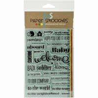 Paper Smooches - Clear Acrylic Stamps - The Welcome Wagon