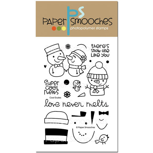 Paper Smooches - Christmas - Clear Acrylic Stamps - Cool Dudes