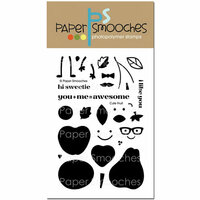 Paper Smooches - Clear Acrylic Stamps - Cute Fruit