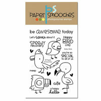 Paper Smooches - Clear Acrylic Stamps - Baby Birds