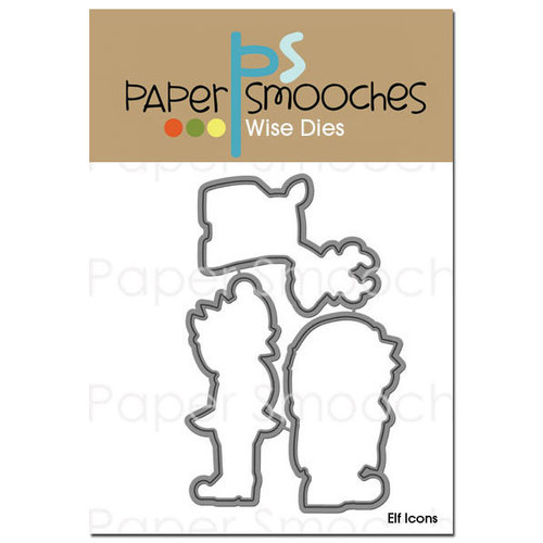 Paper Smooches - Christmas - Dies - Elf Icons