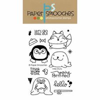 Paper Smooches - Clear Acrylic Stamps - Chilly Chums