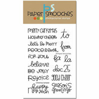 Paper Smooches - Clear Acrylic Stamps - Christmas Sampler