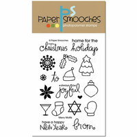 Paper Smooches - Christmas - Clear Acrylic Stamps - Merry Motifs