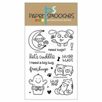 Paper Smooches - Christmas - Clear Acrylic Stamps - Comforting Hugs