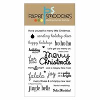 Paper Smooches - Christmas - Clear Acrylic Stamps - Holiday Cheer