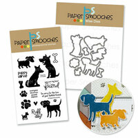 Paper Smooches - Die and Acrylic Stamp Set - Paws for the Cause Bundle