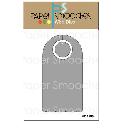Paper Smooches - Dies - Wine Tag