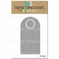 Paper Smooches - Dies - Wine Tag