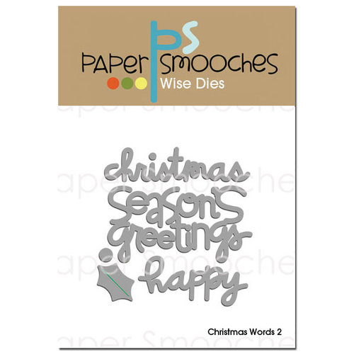 Paper Smooches - Dies - Christmas Words 2