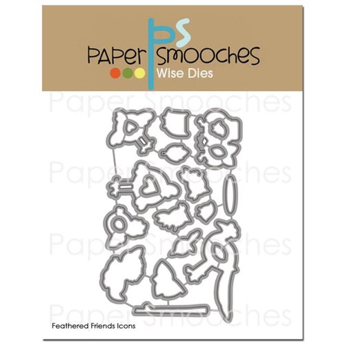 Paper Smooches - Dies - Feathered Friends Icons