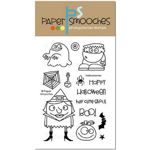 Paper Smooches - Halloween - Clear Acrylic Stamps - Halloweenies