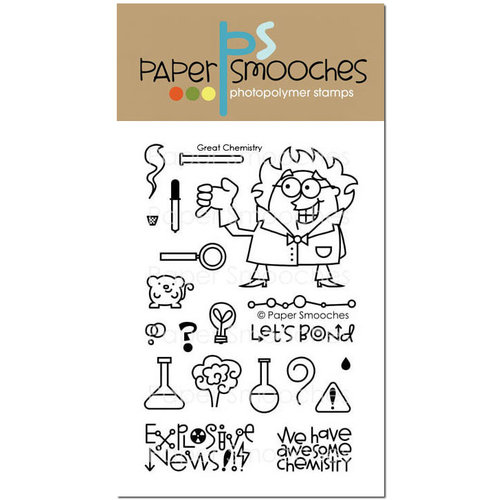 Paper Smooches - Clear Acrylic Stamps - Great Chemistry