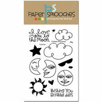 Paper Smooches - Clear Acrylic Stamps - Cosmos