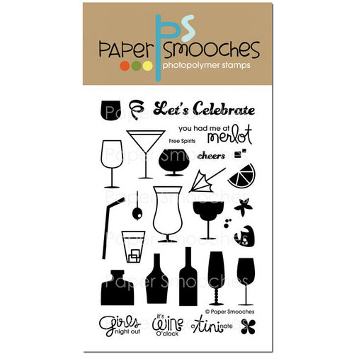 Paper Smooches - Clear Acrylic Stamps - Free Spirits