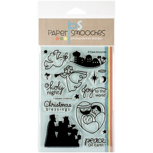 Paper Smooches - Clear Acrylic Stamps - A Blessed Christmas