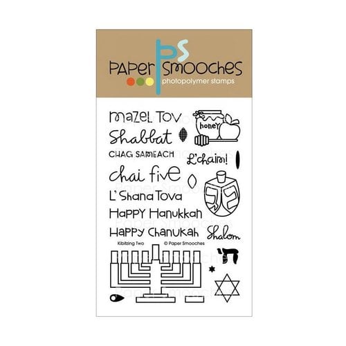 Paper Smooches - Clear Acrylic Stamps - Kibitzing Two