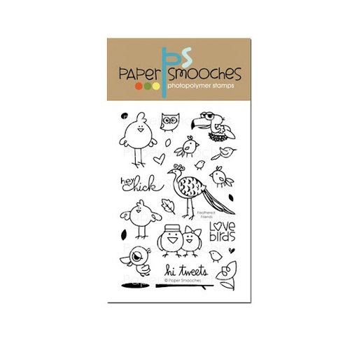 Paper Smooches - Clear Acrylic Stamps - Feathered Friends