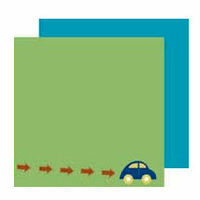 Piggy Tales - Tortoise and the Hare Collection - 12 x 12 Double Sided Paper - Hare, CLEARANCE