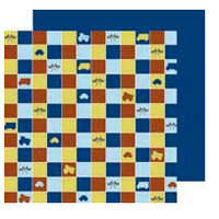 Piggy Tales - Tortoise and the Hare Collection - 12 x 12 Double Sided Paper - A Race, CLEARANCE