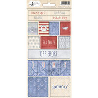 P13 - Off Shore II Collection - Cardstock Sticker Sheet - Two