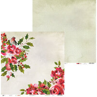 P13 - Rosy Cosy Christmas Collection - 12 x 12 Double Sided Paper - 01