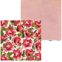 P13 - Rosy Cosy Christmas Collection - 12 x 12 Double Sided Paper - 04
