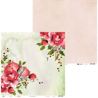 P13 - Rosy Cosy Christmas Collection - 12 x 12 Double Sided Paper - 05